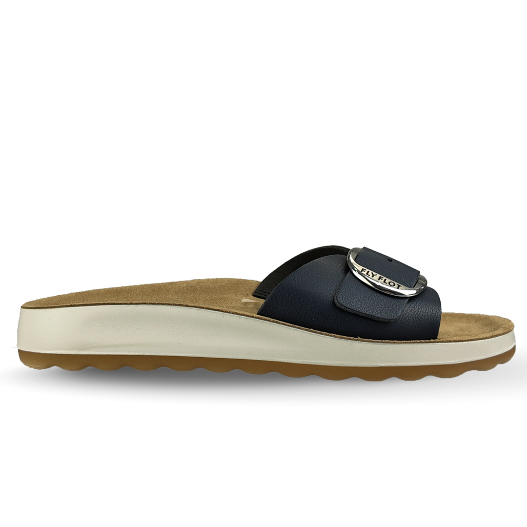 77G652C-NVY-1 Synthetic Woman Slipper Noir – Image 1
